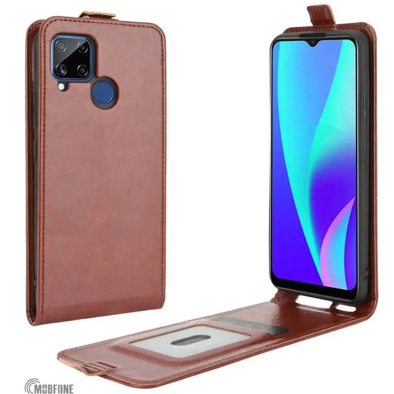 Realme C11 2021 GT NEO GT2 PRO Case For Realme C15 C3 C25 C12 Luxury Leather Flip Vertical Realme 8 8i 7 X7 7i 6 6s 6i Pro Cover