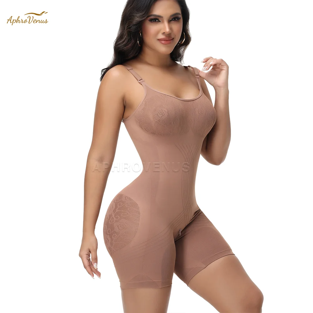 

Elegant Lace Bodysuit Shapewear for Women Seamless Tummy Control Corset Push Up Bustier Slimming Lingerie Sexy Body Shaper