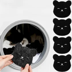 Laundry Ball Washing Machine Lint Catcher Bear Shape Pet Hair Remover Reusable Clothes Sofa Cat Dog Hair Cleaning Sponge