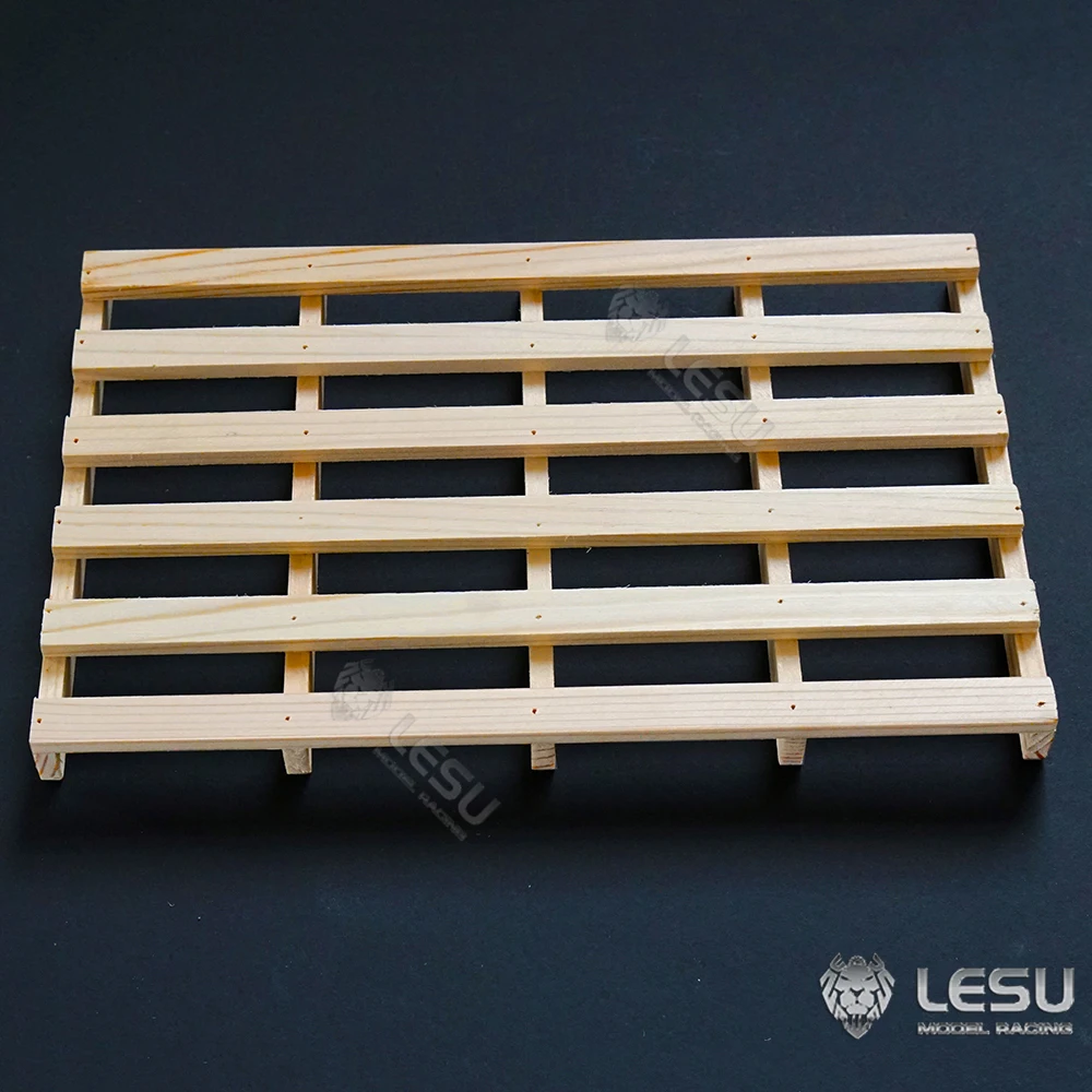 LESU Wooden Pallet Support Plate for 1/14 RC Hydraulic Forklift Aoue LD160S DIY Model Upgraded Parts Toy Th21903