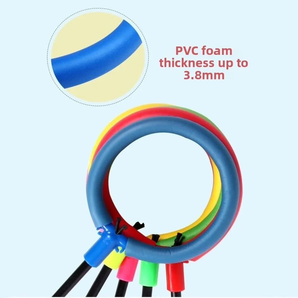 

Мяч со скакалкой для прыжков со вспышкой, ПВХ, мяч для прыжков на щиколотке на одну ногу, унисекс, игры для родителей, качели, детский мяч для прыжков, тренировка реакции