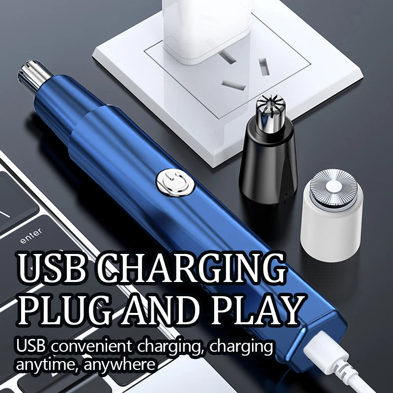 Rechargeable Nose Hair Trimmer Electric Nose Hair Trimmer Men's Shaver Nose Hair Trimmer Nose Hole Trimming Scissors image 4