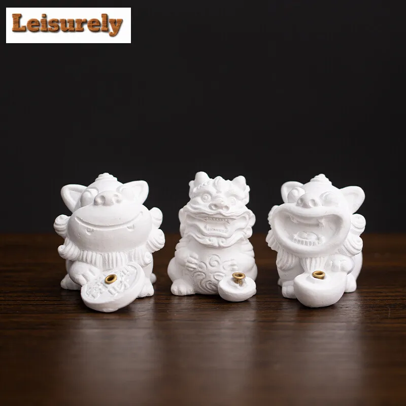 Clear Water Mud Awakening Lion Fragrance Insert Seat Aromatherapy Stove Tea Pet Decoration Incense Holder Aromatherapy Furnace