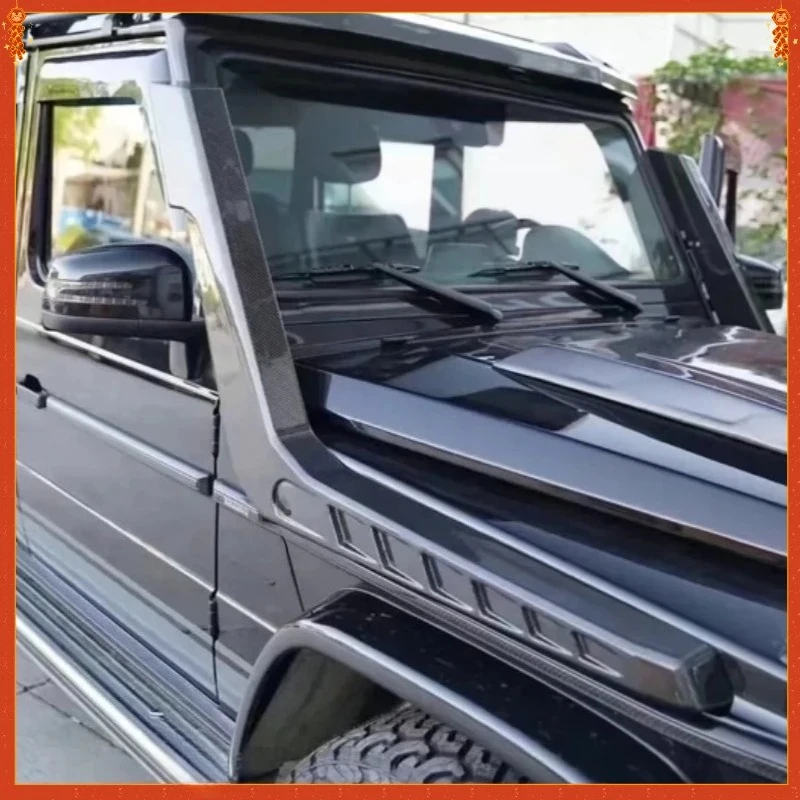 

For Mercedes-Benz G Class W463 G63 G500 G350 G550 Real Carbon Exterior B Style Snorkel Wading Hose And Throat Intake Pipe Drain
