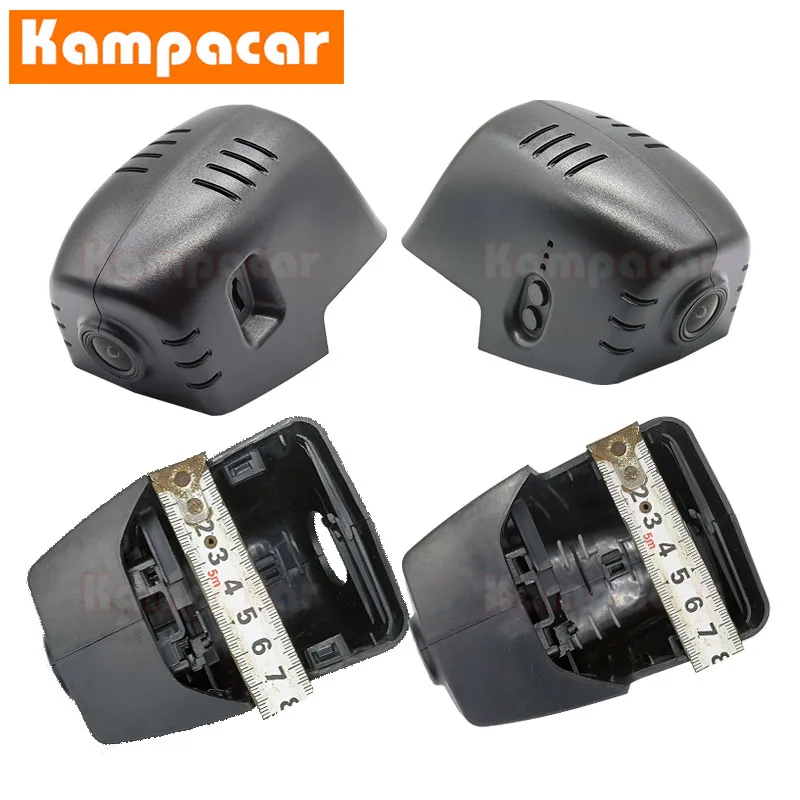 Kampacar VW23-1K 1080P واي فاي داش كام جهاز تسجيل فيديو رقمي للسيارات كاميرا ل Volkswagen 76.5 مللي متر VW Lamando الطبعة العلوية 2018-2024 10% سيارات داشكام