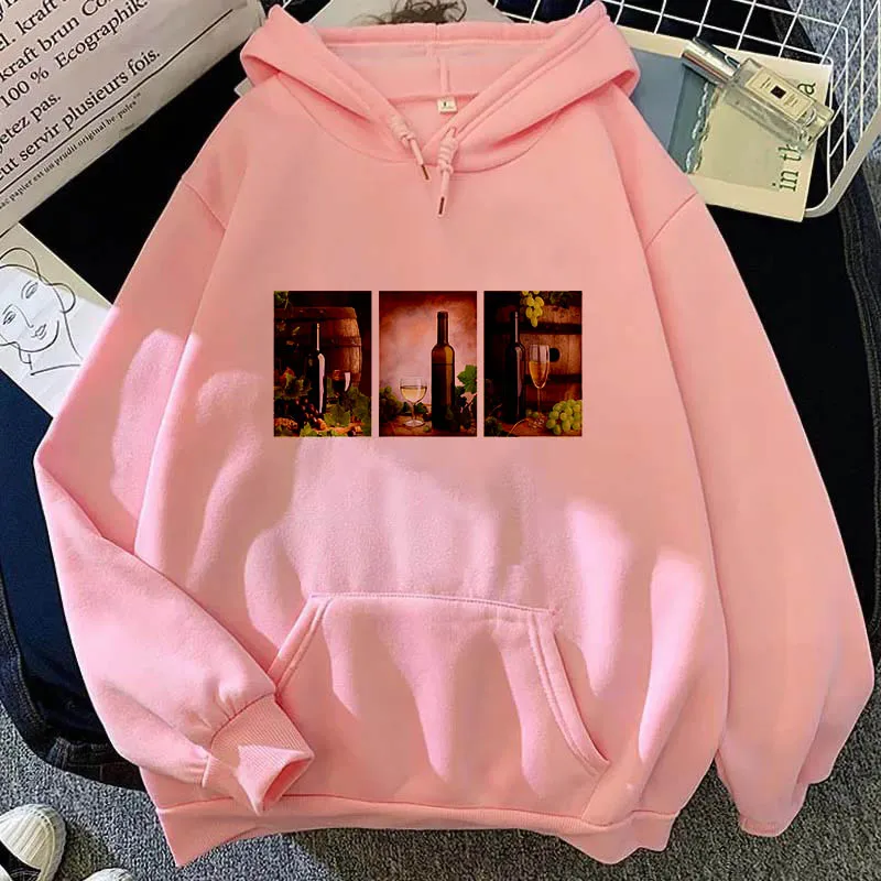 

Autumn Women Pink Hoodies Warm Ladies Long Sleeve Women's Casual Hooded Pullover Clothes Sweatshirt Dropshipping clothes Female