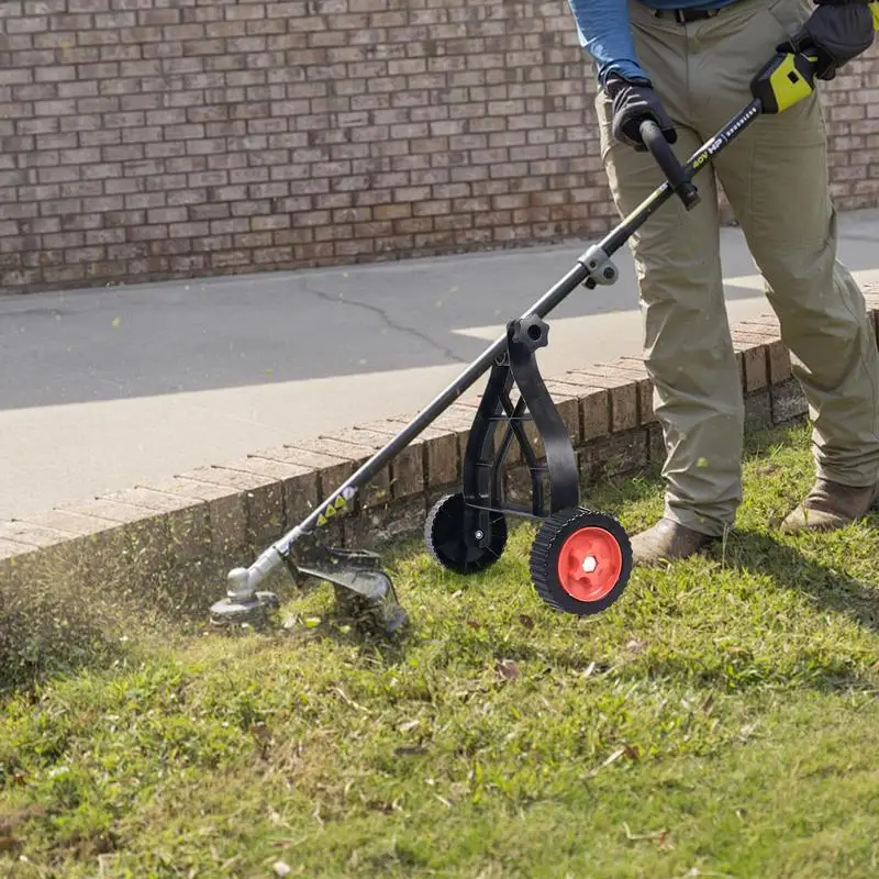 String Trimmer Support Wheels Universal String Trimmer Grass Adjustable Grass Cutter Triangular Structure For Cutter Spare Parts