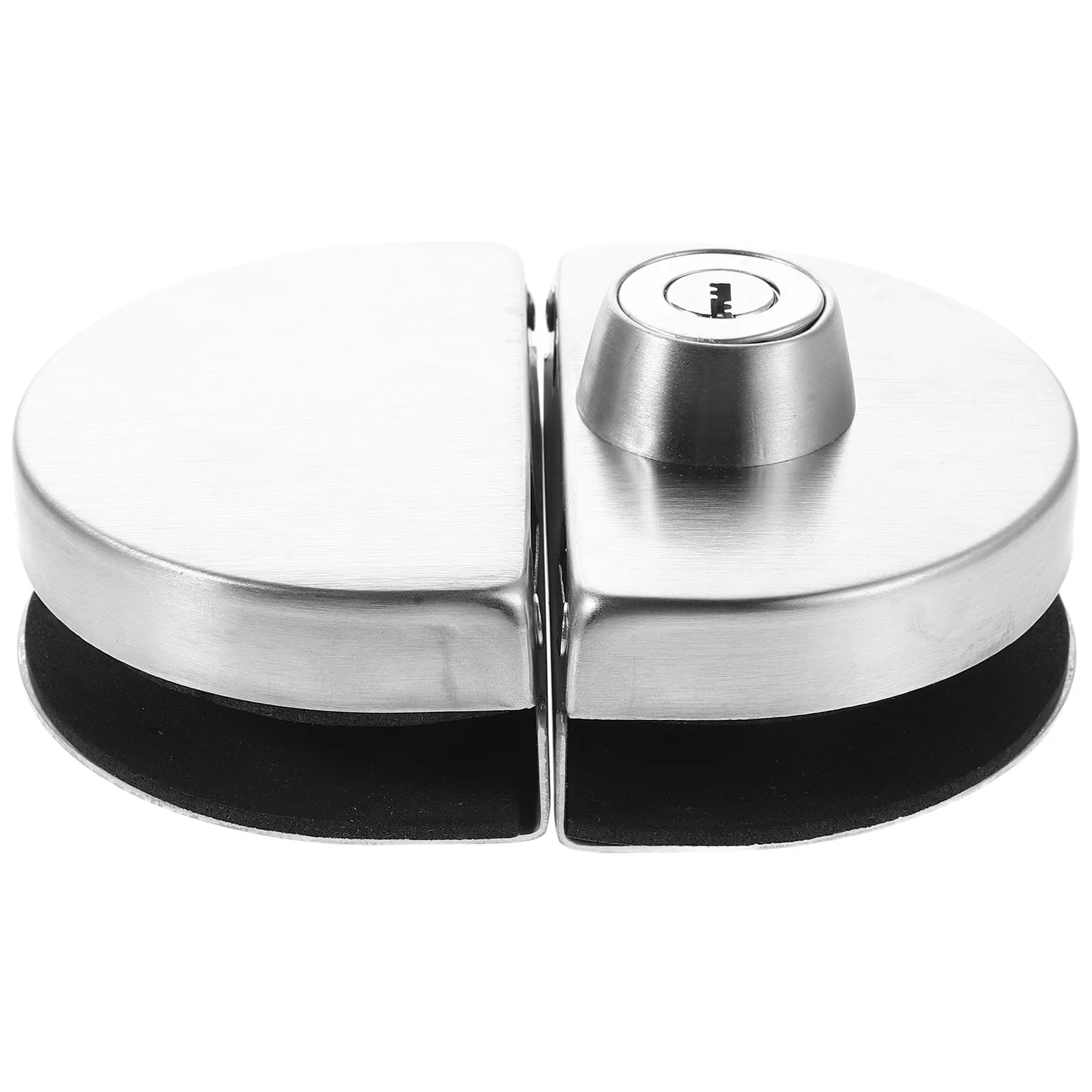 

1Set Glass Door Lock with Key Installation for Glass Showcases Swing Door Lock for Retail Business Display Cabinet