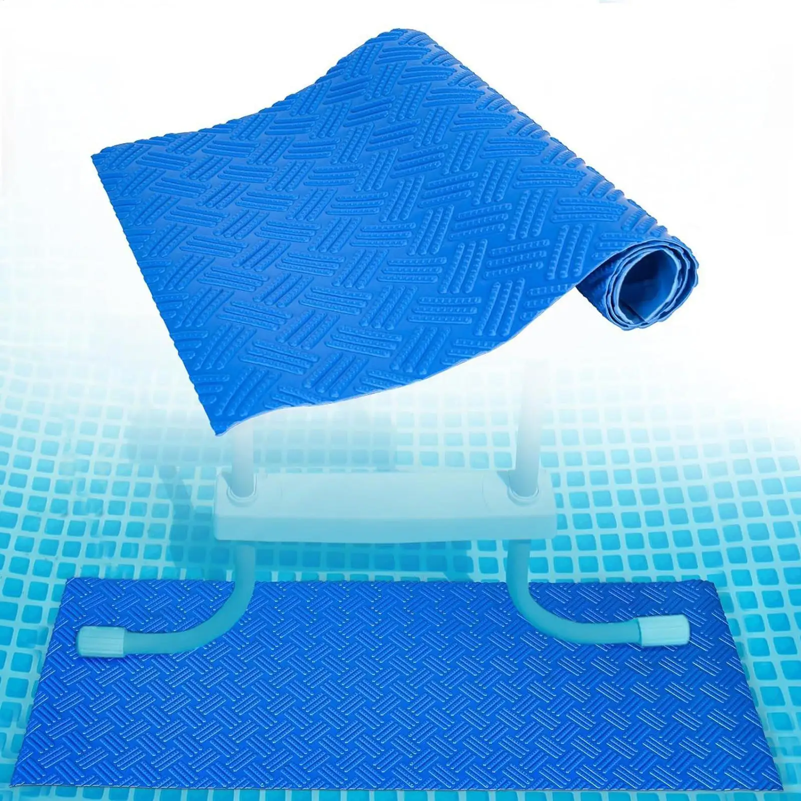 Non-slip pool step pad Swimming Pool ladder mat Outdoor waterproof step cushion safety anti-slip mat for Home Kitchen Bathroom