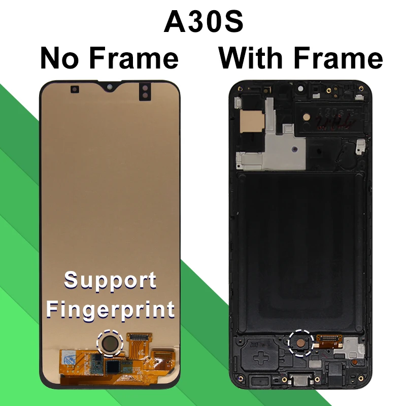 Super AMOLED For Samsung Galaxy A20 LCD A30 A30S Display A205 A305 A307 Touch Screen For A50 A50S Screen A505 A507 Replace Parts