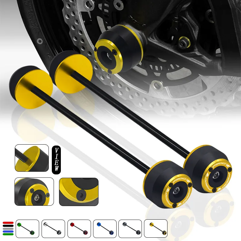 

For F900R F 900R 2019-2025 2024 Motorcycle CNC Front Rear Axle Wheel Fork Slider Cap Crash Protector Cap Crash Pad Kits f900r
