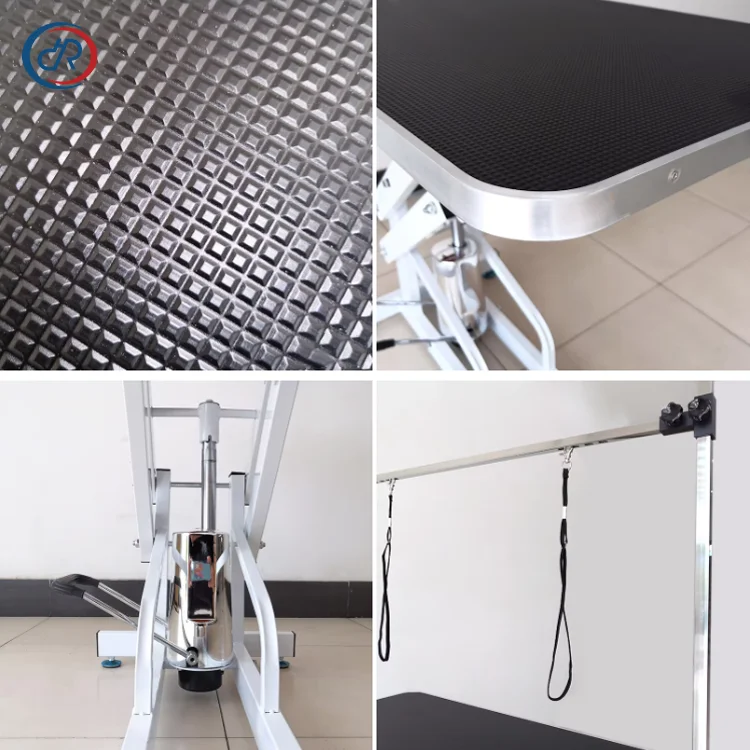 DRH New Design Pet Grooming Table Electric Lift Stainless Steel Table Pet Grooming Equipment for Pet Beauty Salon