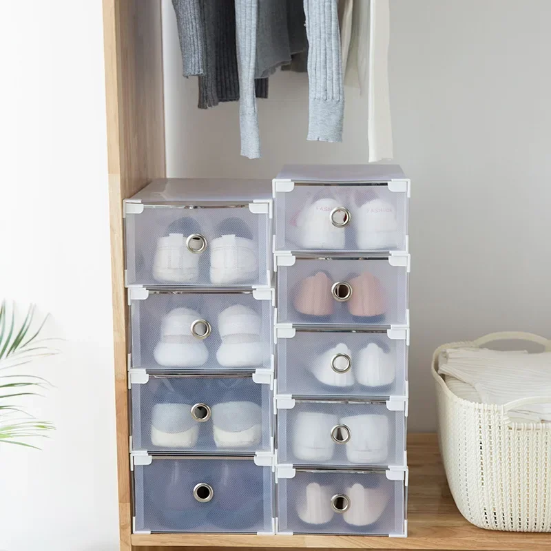 Caja de zapatos para hombres y mujeres, Almeja de gabinete, 1P