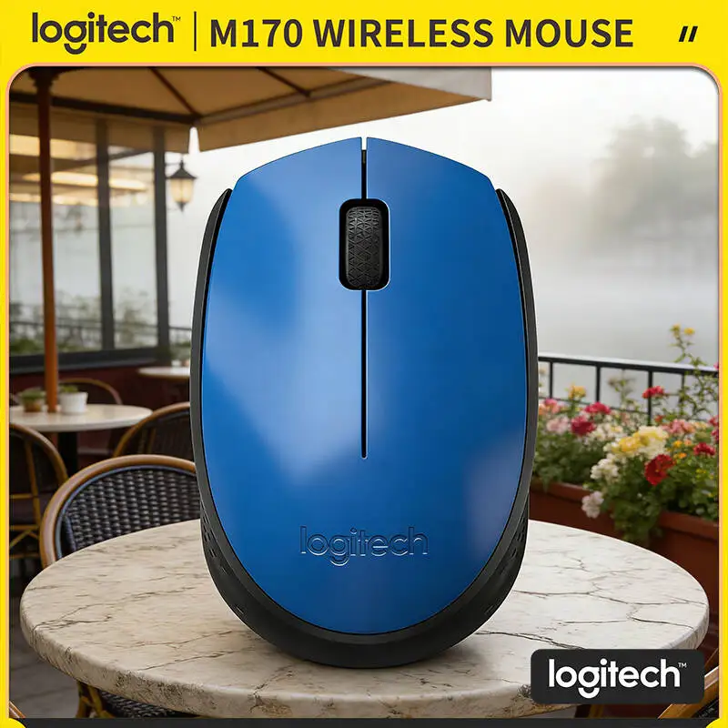 

Logitech M170 Wireless Mouse Plug & Play 12-Month Battery 1000DPI Tracking 2.4GHz USB Receiver 10m Range