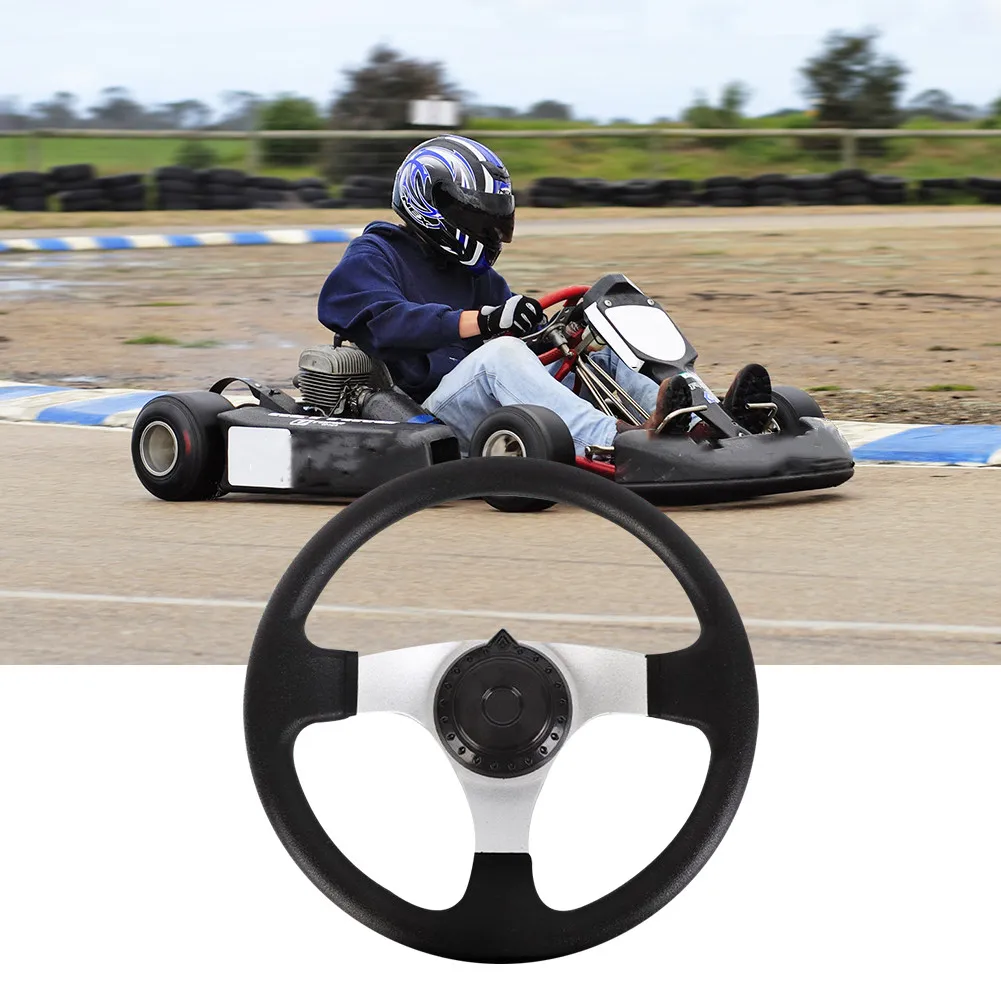 

Модифицированный четырехколесный руль для пляжного велосипеда, картинг, сделай сам, самодельный руль автомобиля, 30 см