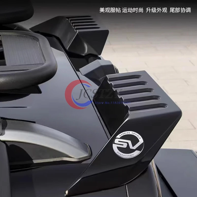 Rear Extension Spoiler ABS Gloss Black Segmented Tail Wing Auto Parts Accessories For Chery Jetour Traveller T2 2023 2024