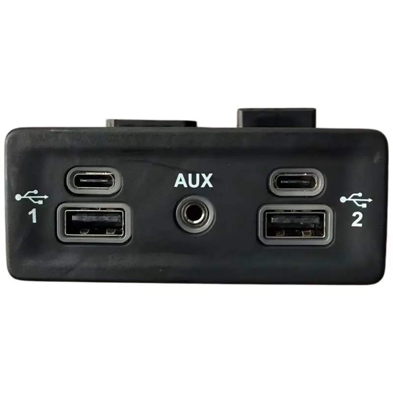 A98M USB Auxiliary Port Audio Player Media Adapter 68289202AD For Dodge Challenger Ram 300 Jeep Wrangler 2018-2