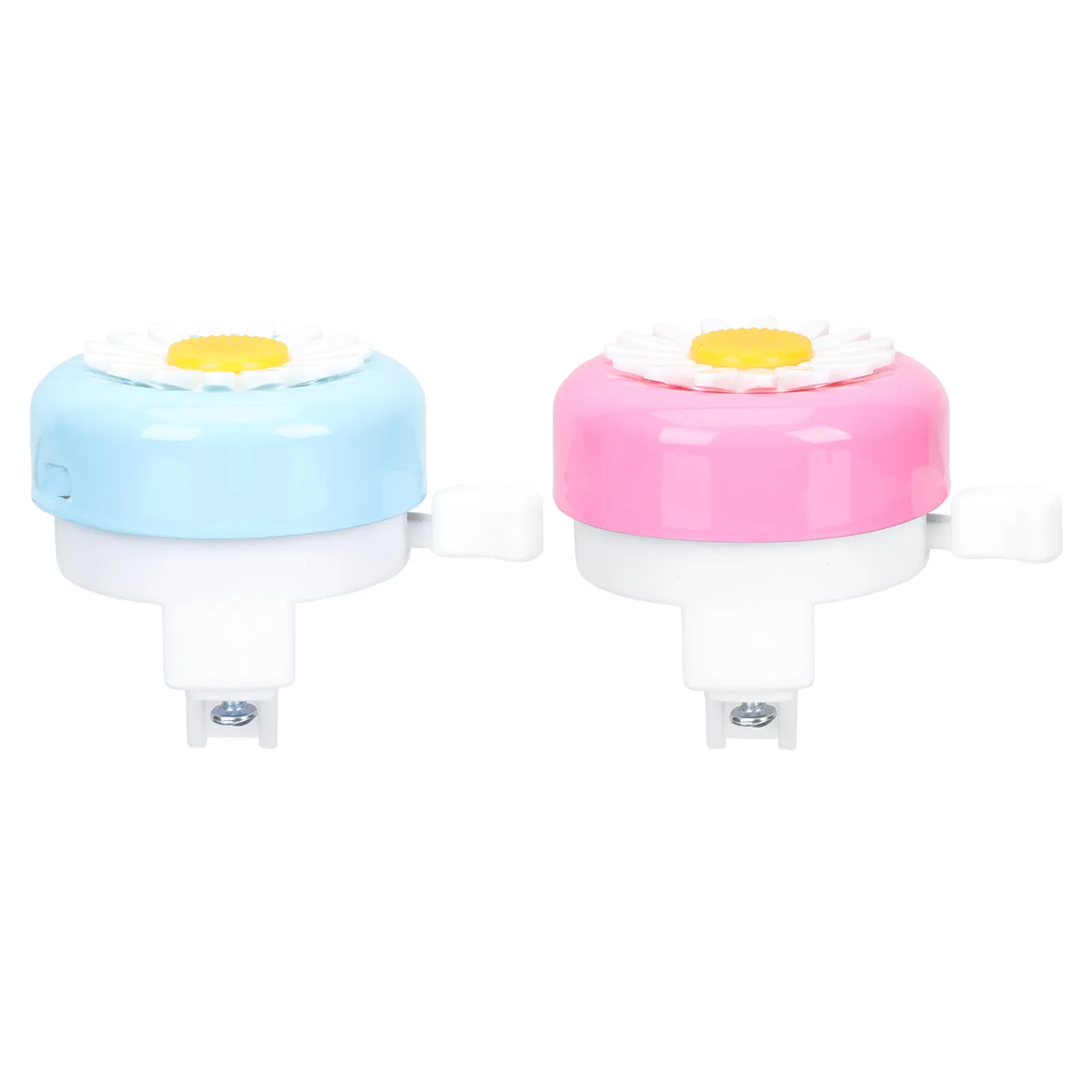 

2Pcs Flower Design Kids Bike Bell Alloy Screw Mount Bicycle Bell for Children Loud Crisp Ringtone Safe Cycling Accessory