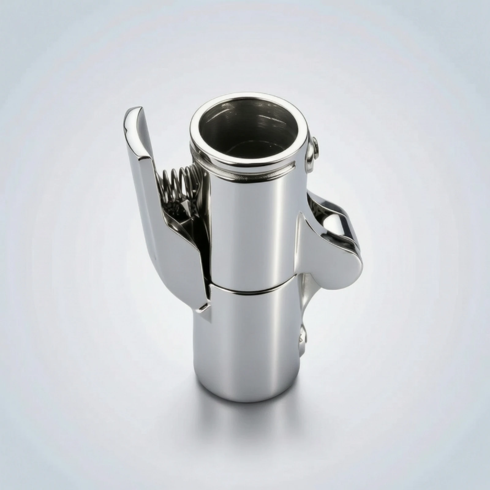 Hinged Connector with Snap-Button Stainless Steel Hinged Pipe Connector Hardware Corrosion-Resistant for Boat Owners, Canopies
