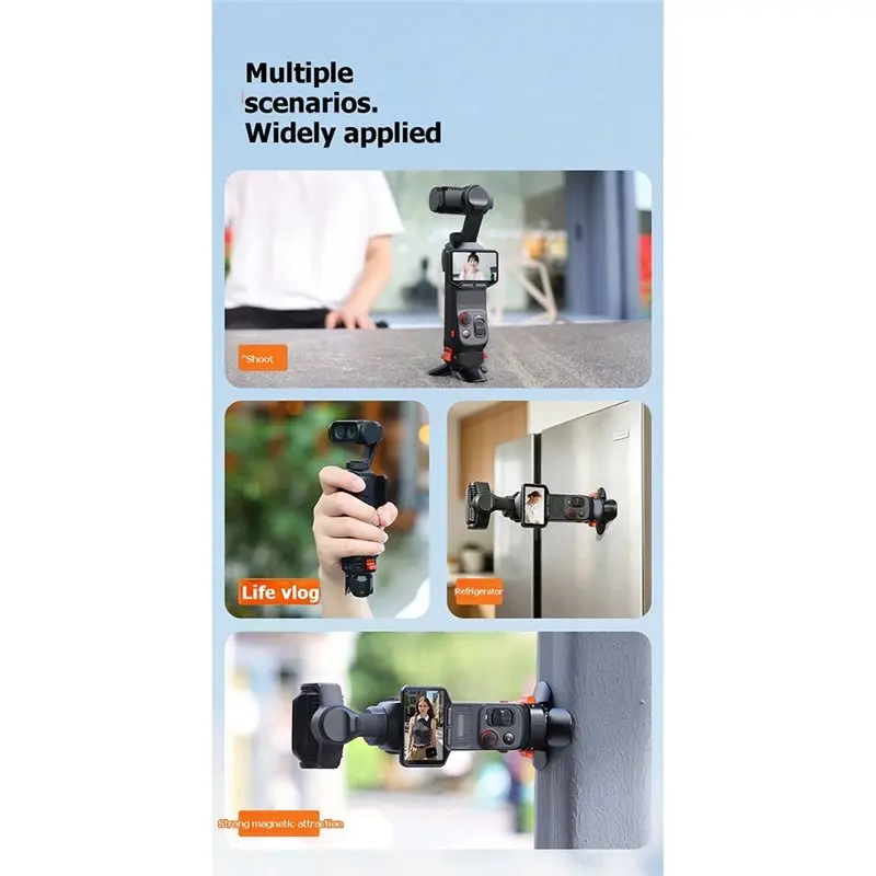 ABSQ-For Luna Ultra Camera Desktop Stand Magnetic Bracket Charging Bracket Adjustable Mount Holder