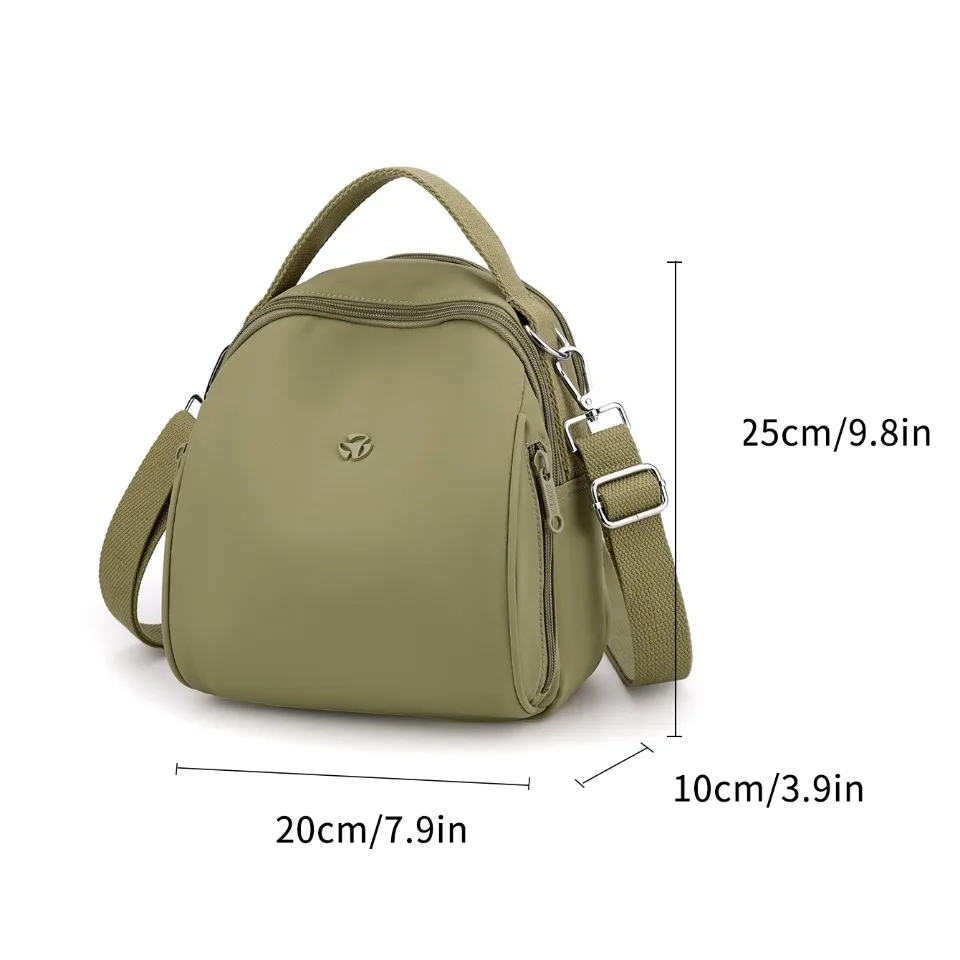 ฤดูร้อนไหล่Crossbodyกระเป๋าผู้หญิงไนลอนนุ่มกันน้ํากระเป๋าเป้สะพายหลังและกระเป๋าถือกระเป๋าถือหรูผู้หญิงDesigner