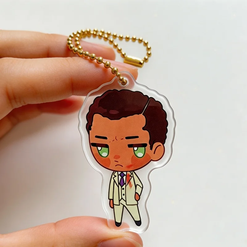 Anime Q Version Acrylic Keychain Cartoon Character Pendant Handheld Decor Charm Backpack Accessories Gift iwtv