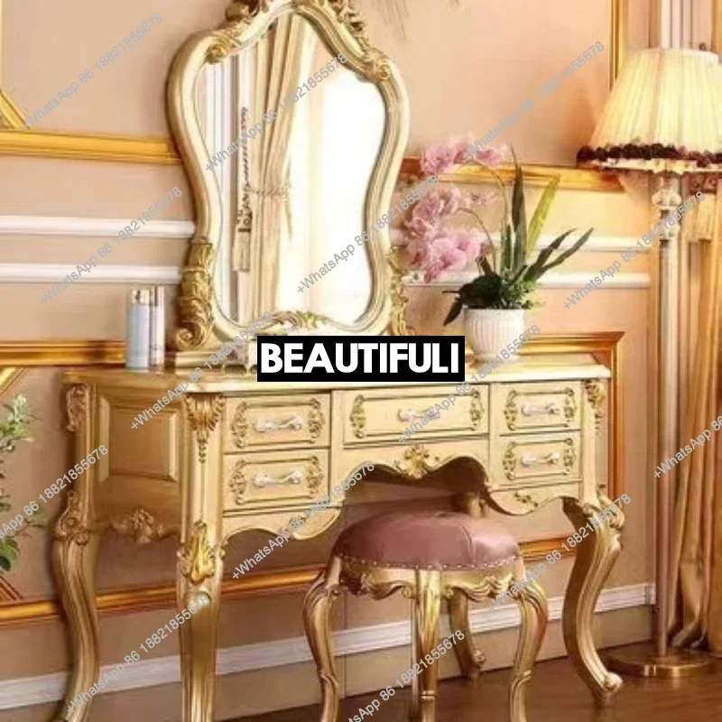 

New arrrive Modern Minimalist Light Luxury European Dresser Dressing Table Bedroom Home Dressing Table