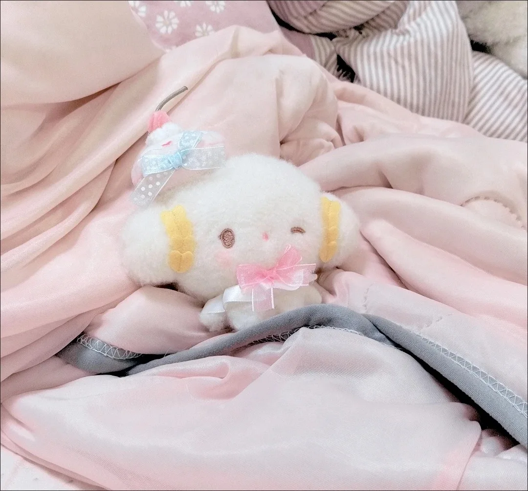 Anniversary Collection Cogimyun Birthday Plush Toy  Keychains kawaii sweet sanrio Kogimyun Stuffed Plush Toy Ball Chain Keyring