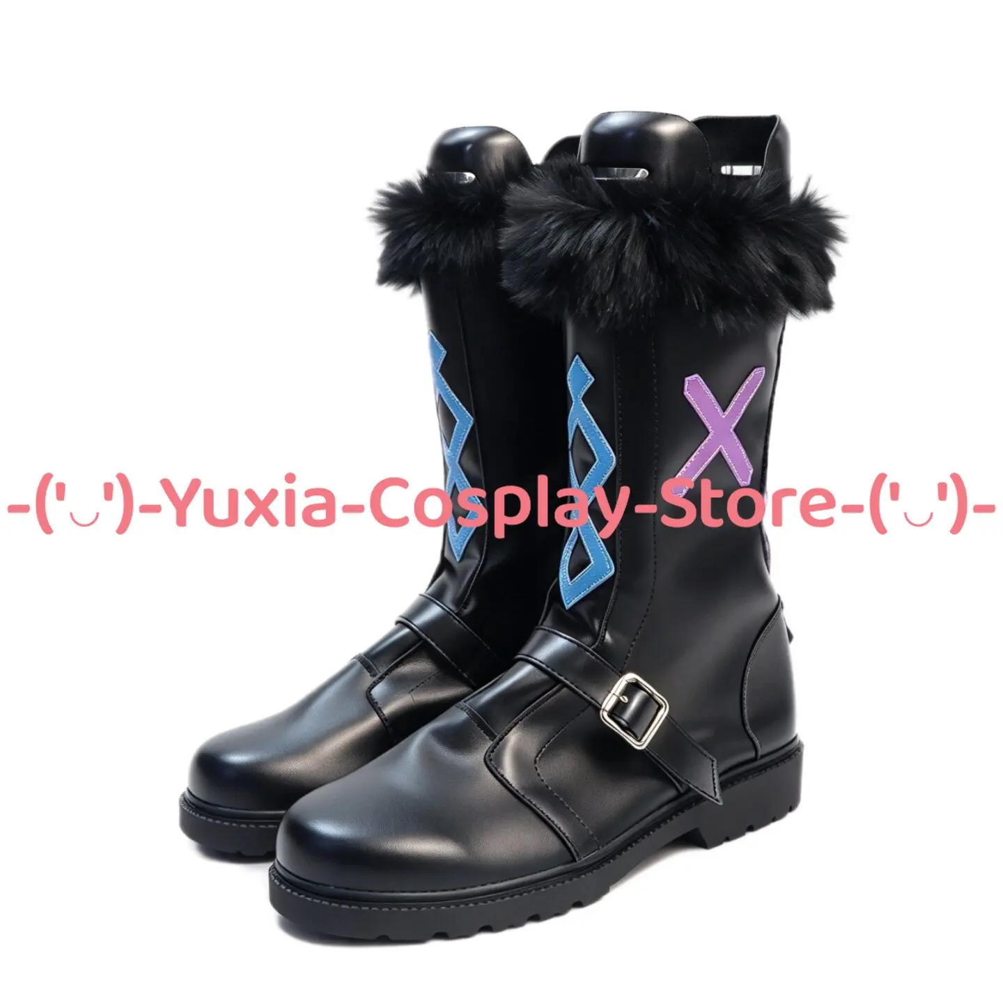 [Customized Size] Genshin Impact Lumine Cosplay Shoes Game Roleplay Costume Prop Halloween Carnival Party Boots PU Leather