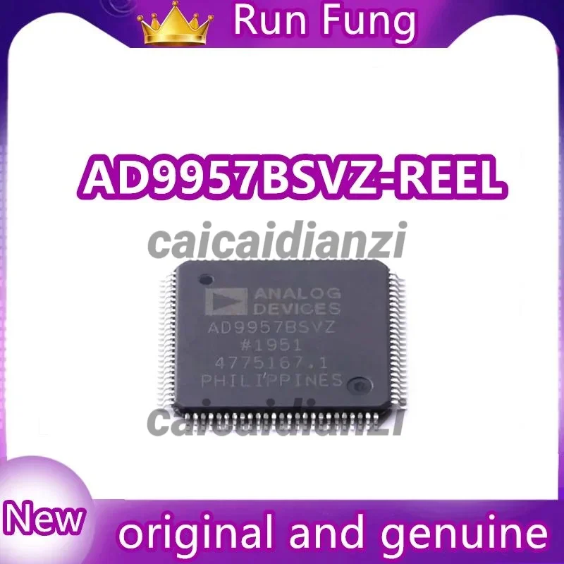 5Pcs/Lot   AD9957BSVZ-REEL AD9957BSVZ  Direct Digital Synthesis IC 14 b 1 GHz 32 b Tuning 100-TQFP-EP (14x14) New Original