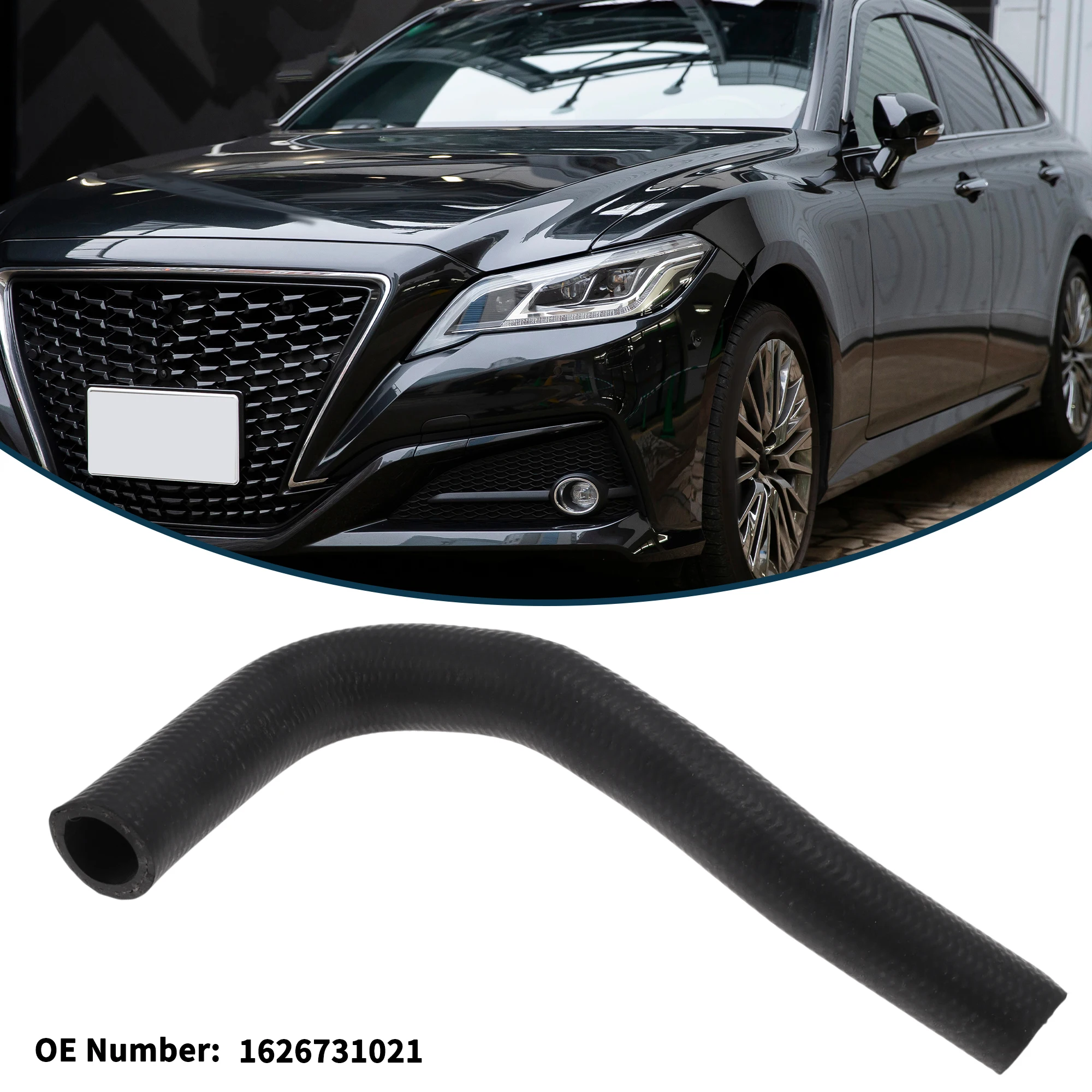 Motoforti خرطوم المبرد سخان خرطوم المبرد المخرج خرطوم الأنابيب لتويوتا كراون 05-10 No.1626731021 أنبوب التبريد #4