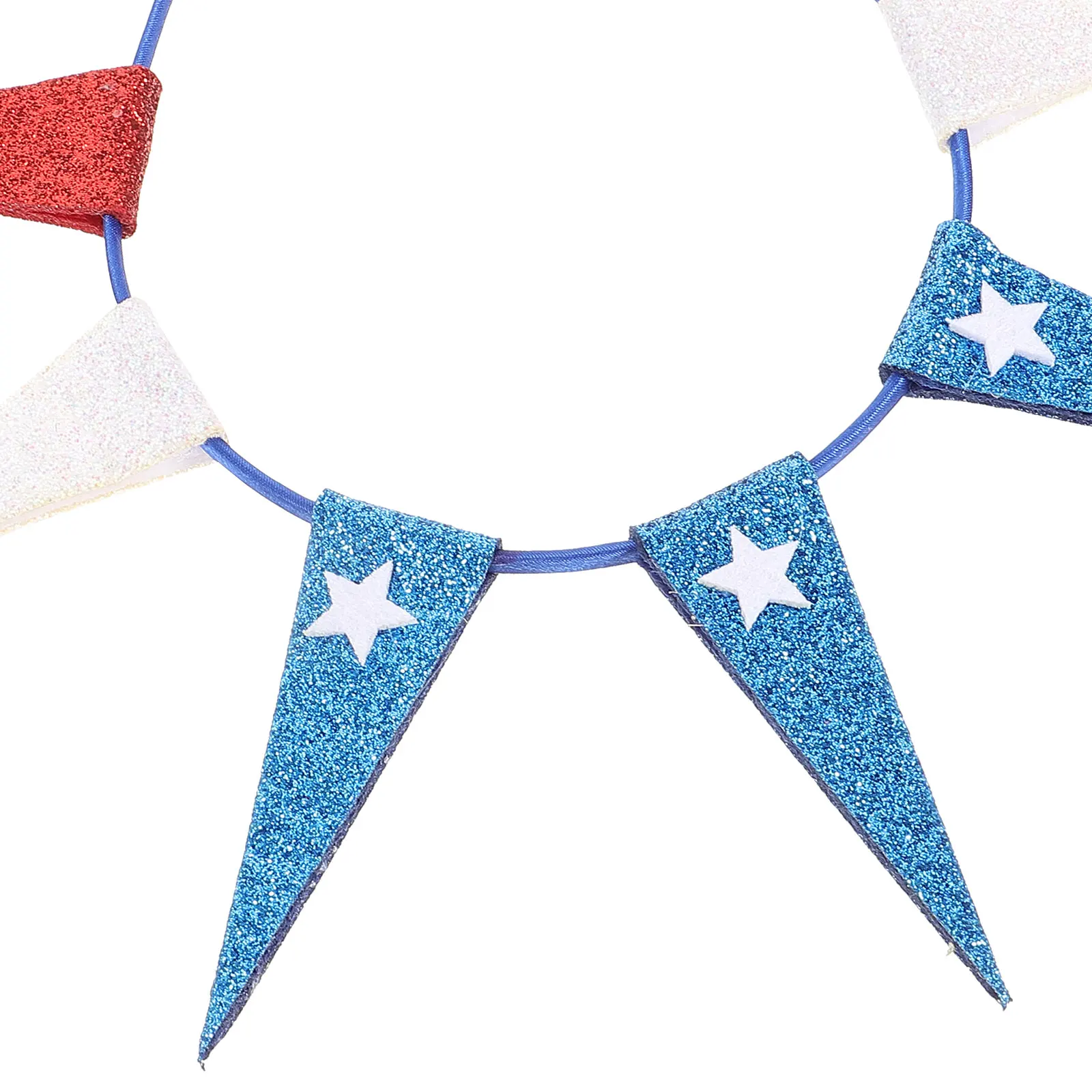 

Glowing Star Hair Hoop Independence Day Party Decoration Festive Headband Photo Prop Patriotic Cosplay Accessory Luminous Hair