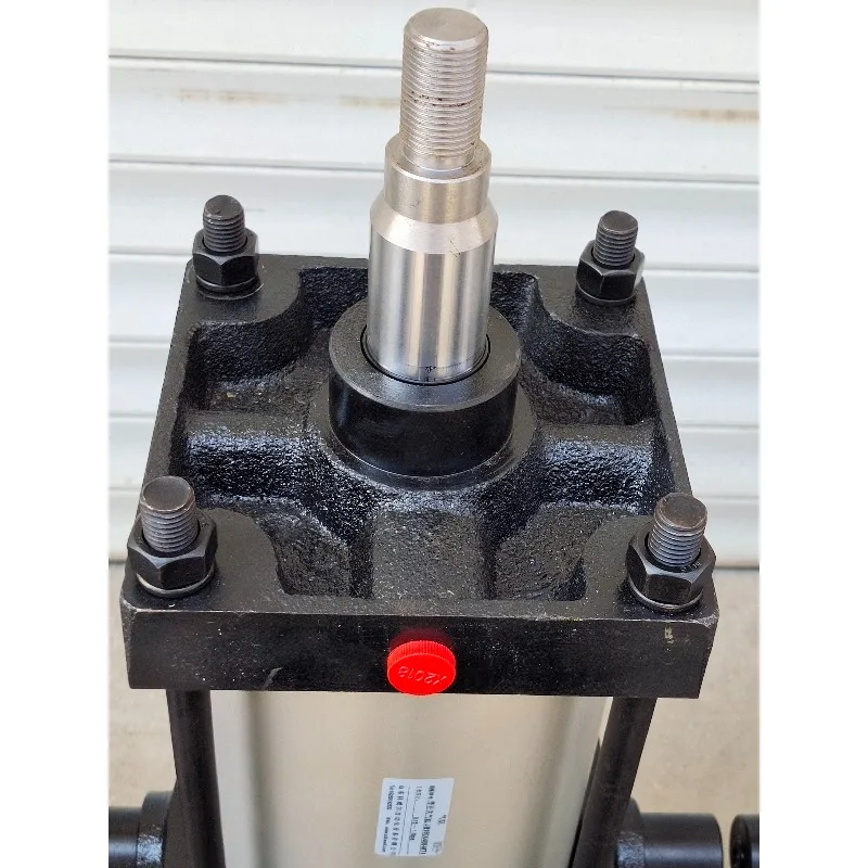 QGB Series Heavy Duty Steel Cap Pneumatic Cylinder with Pivot Shaft for Metallurgy Steelmaking view 4