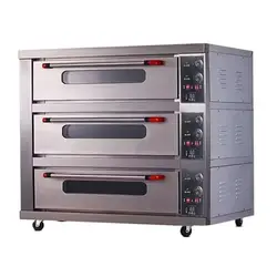 Oven Electric Commercial Two/Three Layers Food Processors SMJ-2 Timing Pizza Cake Bread Equipment Bakery Large Furnace