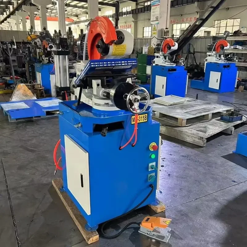 for Semi-automatic 315 Saw Cold Saw Pipe Cutting Machine Metal Manual Pipe Cutter Steel Tube Cutting Tool