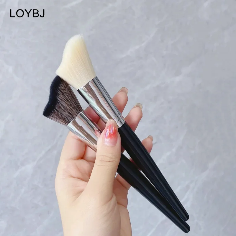 LOYBJ Wave Face Contour Makeup Brushes Cosmetic Brush V-shaped Bronzer Powder Blusher Highligter Women Sculpting Make Up Tools