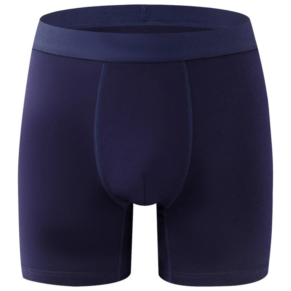 Men Long Leg Boxers Breathable Men's Boxer Underwear For Man Underpants Extreme Men's Panties Solid Boxershorts Trunks Calcinha