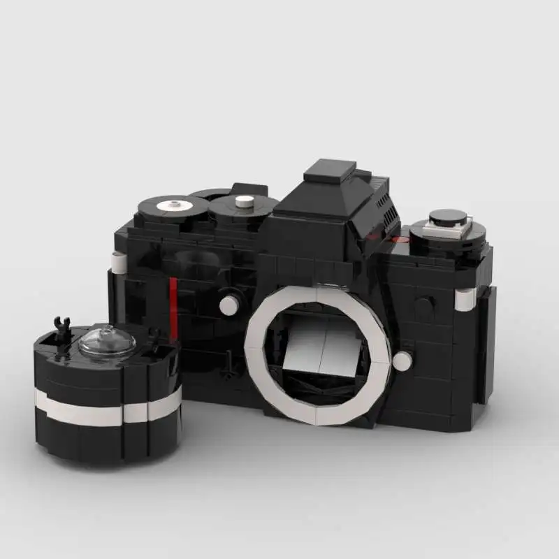 Creative simulation SLR camera moc compatible Lego small particle building block children's toys educational assembly wholesale
