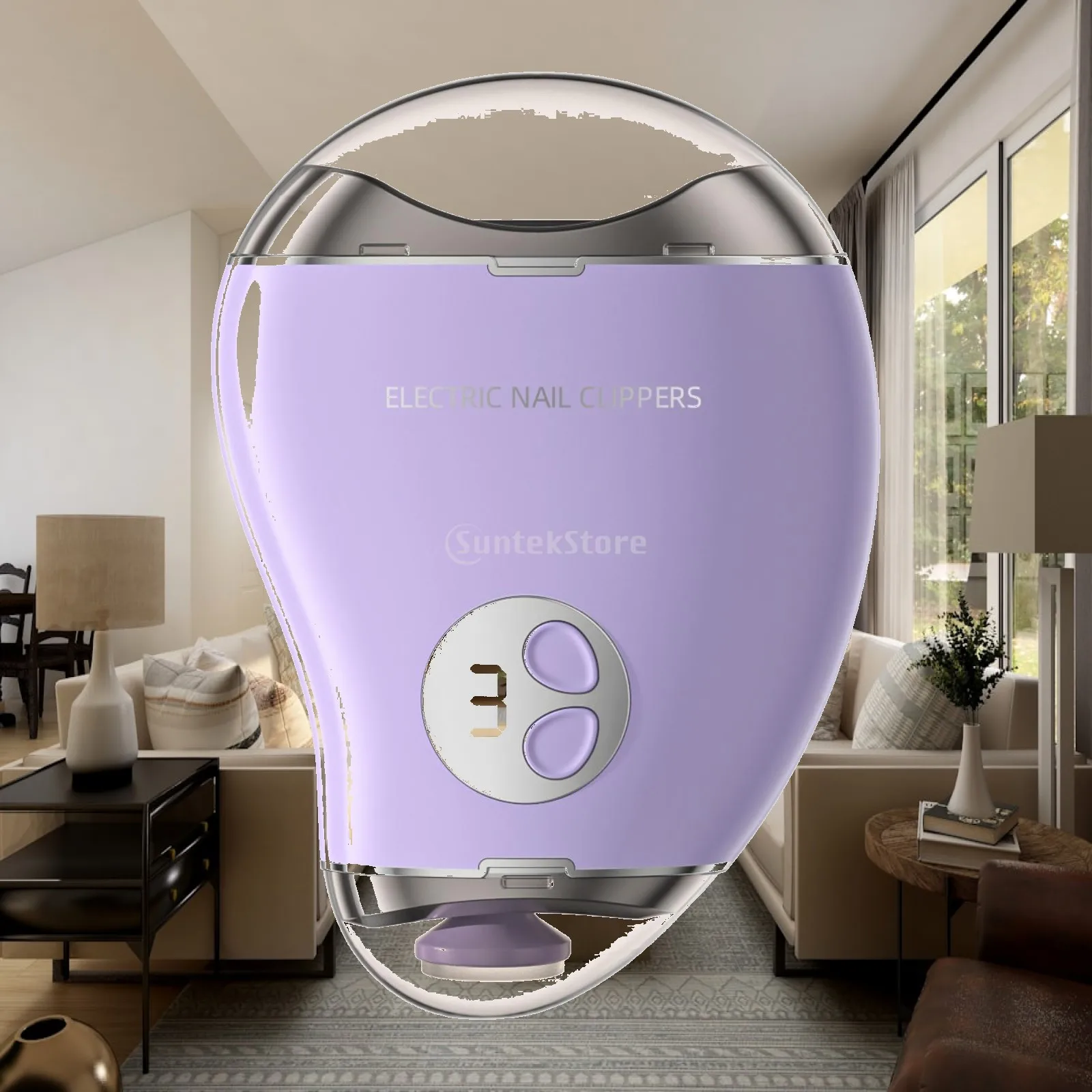 Electric Automatic Nail , Portable Electric Nail File, 3 Speeds Easy to Use Nail Trimmer Tool for Kids,