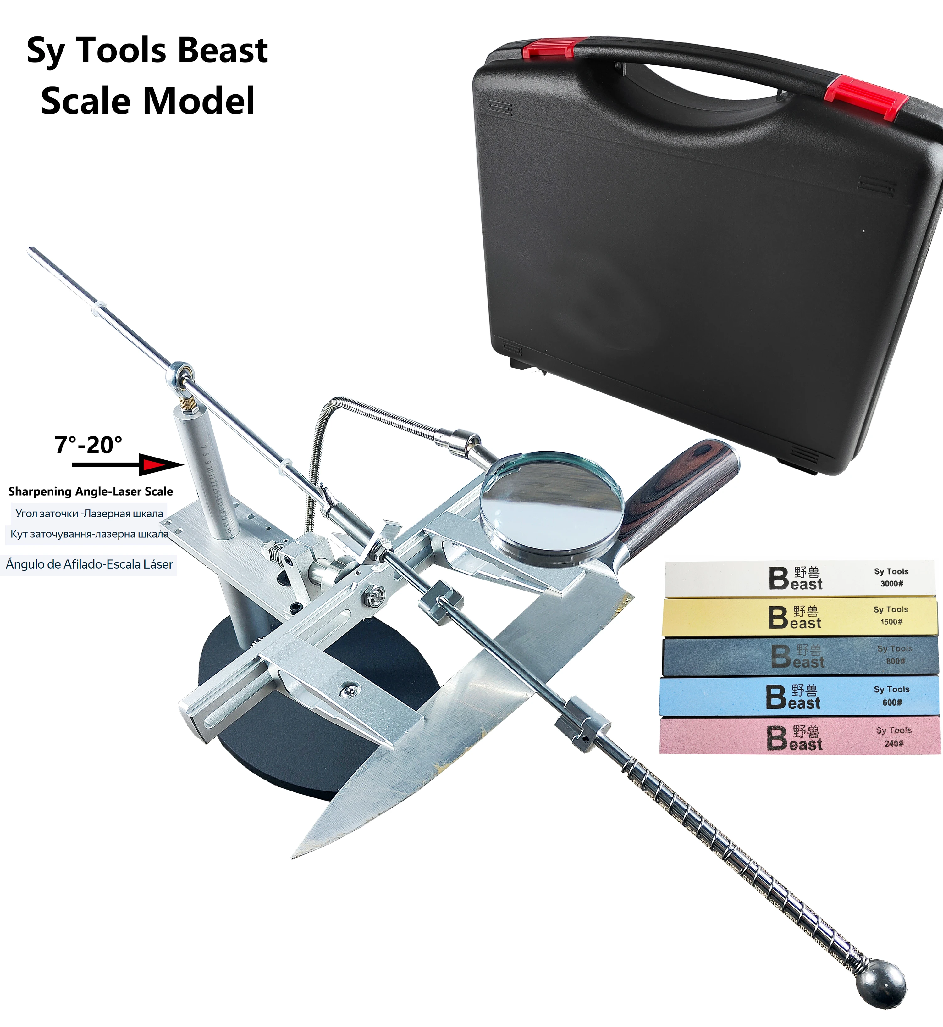 Sy Tools-Beast Scale Model Professional Knife Sharpener, Sharpening System