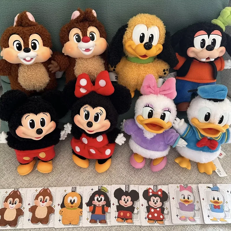 

Original Mart Mickey Family Cute Together Keychain Series Blind Box Vinyl Doll Anime Figure Decoration Collection Kid Gift