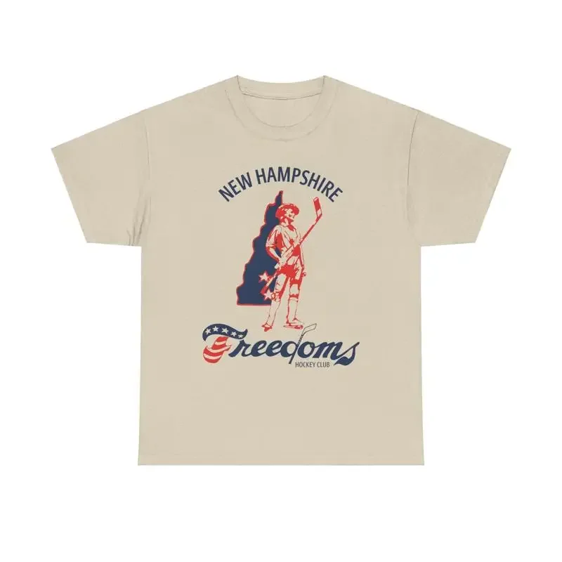 New Hampshire Freedoms Northeastern Hockey League 1978 T shirt