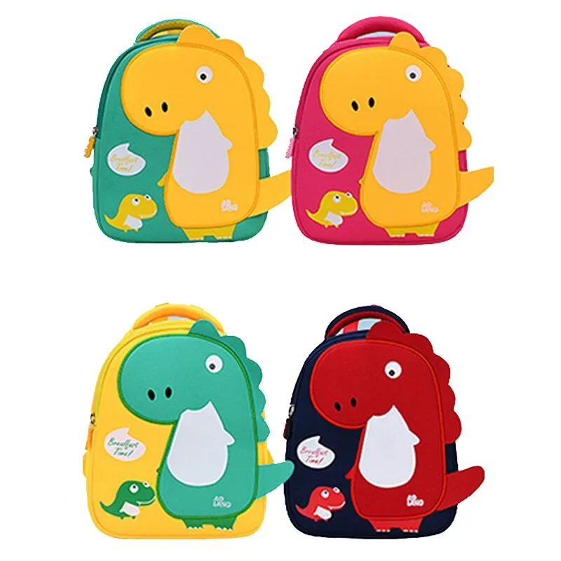 Cute Kids School Bags Kindergarten Preschool Bag Dinosaur Children Schoolbag 3-8 Years Old Cartoon Fashion Backpack for Girl Boy