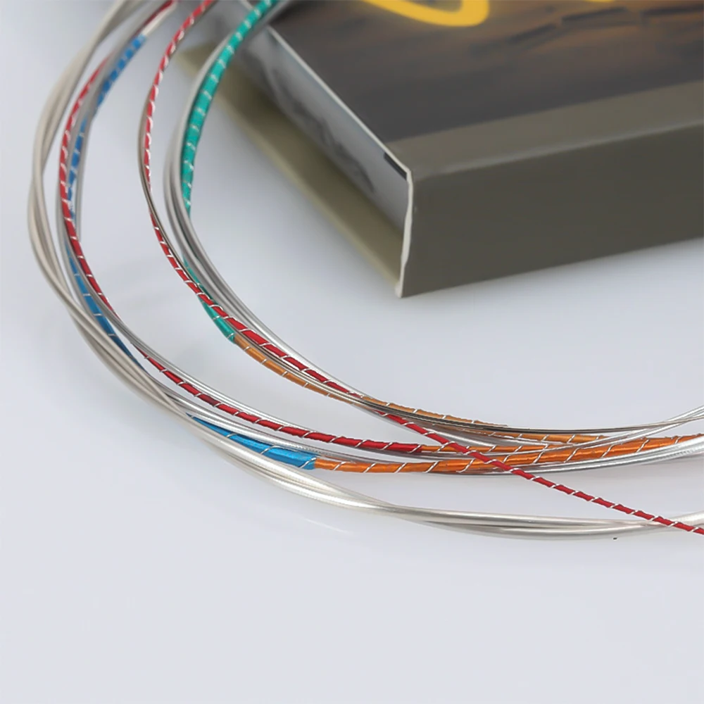 Alice A707 Violin Strings 4/4 Full Size Steel Core Alloy Wound Full Set Plus Extra E String High Quality Accessories