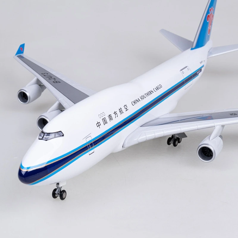1:150 Scale China Southern Cargo B747 Airplane Model 47cm Resin Diecast Plane W Landing Gear Wheels Aviation Display Home Decor