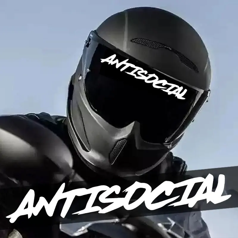 

1pc Vinyl Anti-Social Vinyl Wrap For Car Window Decor Fun Vinyl Car-Styling Car Sticker Decals Decor