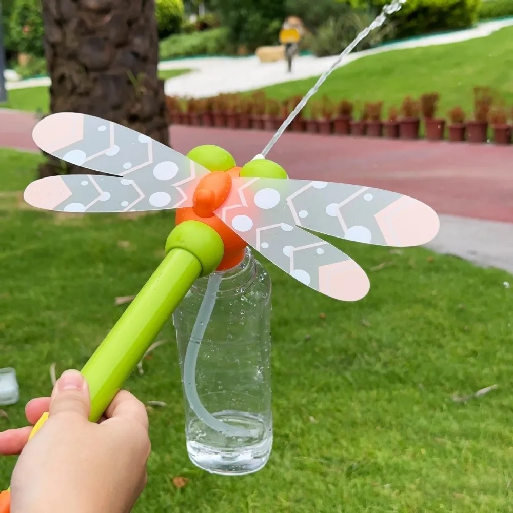 Creative Dragonfly Design Balloon Water Blaster Quick Fill Water Spray Pull-out Water Blaster Water Spraying Outdoor