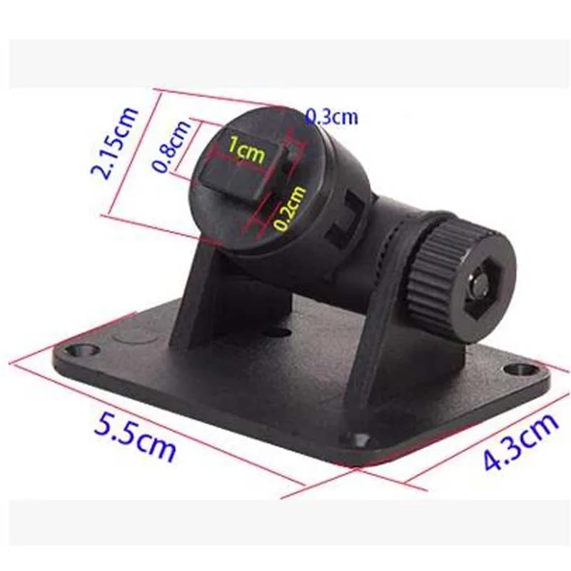 8x10mm T port Car DVR Sticky Mount for DV MX3 MX6 EX4 360 Degree Rotating Head Mini GPS Holder Mobile Phone Sticker Bracket