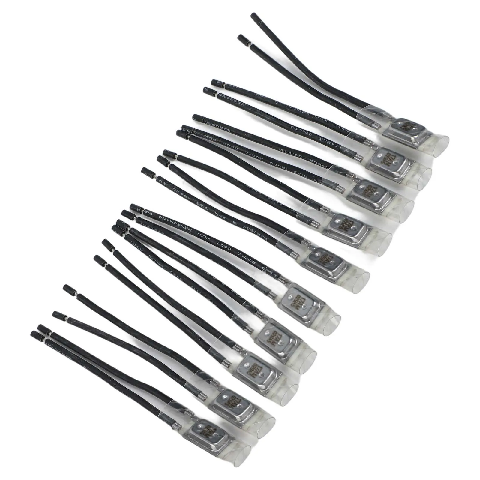 10pcs KSD9700 Thermostat Normally Closed Temperature Control Switch For Motor Overheat Protection And Daily Electrical Appliance