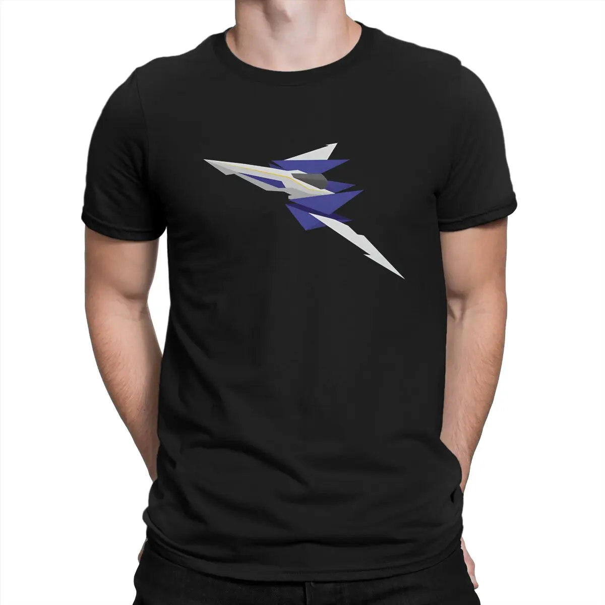 Star Fox Arwing Men's T Shirts Star Fox Game Fun Tees Short Sleeve O Neck T-Shirt Cotton Summer Clothes